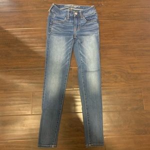 Blue denim jeans. 🦋